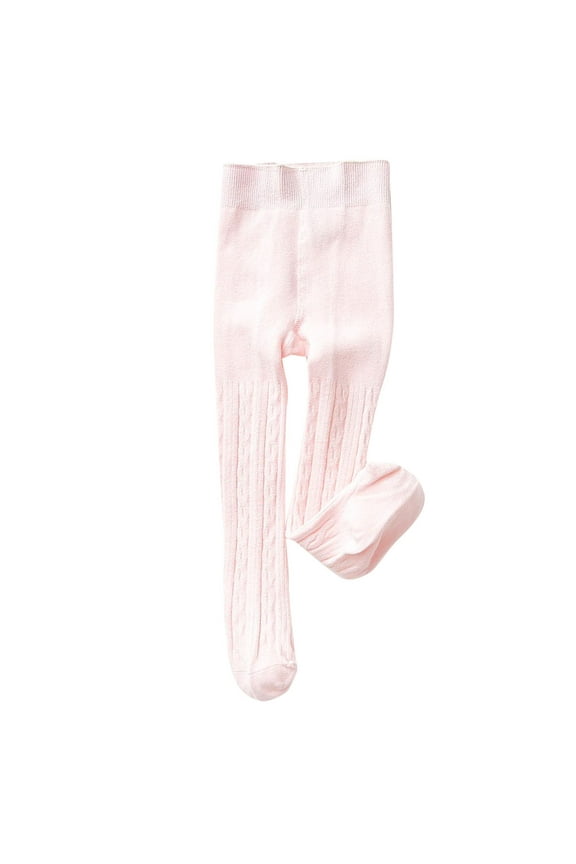 Kids Winter Tights Thick Cotton Solid Leggings Warm Stockings for Girls(Hot Pink,2-3Y)