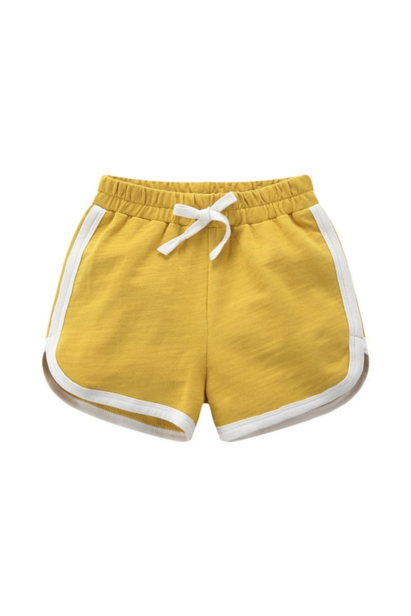 Little Boys Girls Shorts Toddler Baby Girl Ruffle Bloomers Bowknot Plaid Skirt Shorts Cotton Bloomers Cover Shorts Underpants for 13-14 Years,Yellow