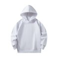 thumbnail image 1 of Povozer Oversized Hoodies for Teen Girls Fashion Y2k Trendy Girls Hoodie Trendy Youth Oversized Waffle Kids Hooded Sweatshirt Long Sleeve Shirt Cute Teen Girl Clothes Size for 4-5 Years,White, 1 of 3