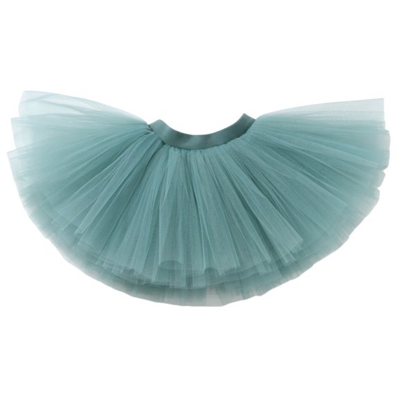 Povozer Teen Girl Dresses Girls Birthday Dress Fashion Girls Tutus Skirt 3 Layered Ballet Skirt Dance Tutus Dresses For Halloween Cosplay Party Size 4-7 Years,Dark Green