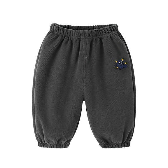 Povozer Toddler Baby Boys Girls Sweatpants Elastic Waist Bottom Pants Newborn(GY2,3-6M)