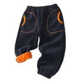 thumbnail image 1 of Povozer Toddler Baby Boys Girls Sweatpants Elastic Waist Bottom Pants(Orange,4-5T), 1 of 6
