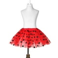 thumbnail image 1 of Povozer Toddler Baby Girls Skirts Teen Girl Clothes Toddler Girls Layered Tutu Skirt Sparkling Tulle Dance Skirts,Size One Size,Red, 1 of 3