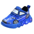 thumbnail image 1 of Povozer Toddler Boys Led Shoes Kids Light up Sneakers(Blue,9.5), 1 of 6