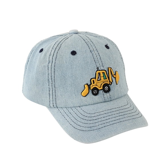 Povozer Toddler Cap Cartoon Caps Car Boys Hat Children Baseball Summer Girls Trucker Kids Sun Kids Hat Boys Fashion Girls Fashion,Size One Size,White