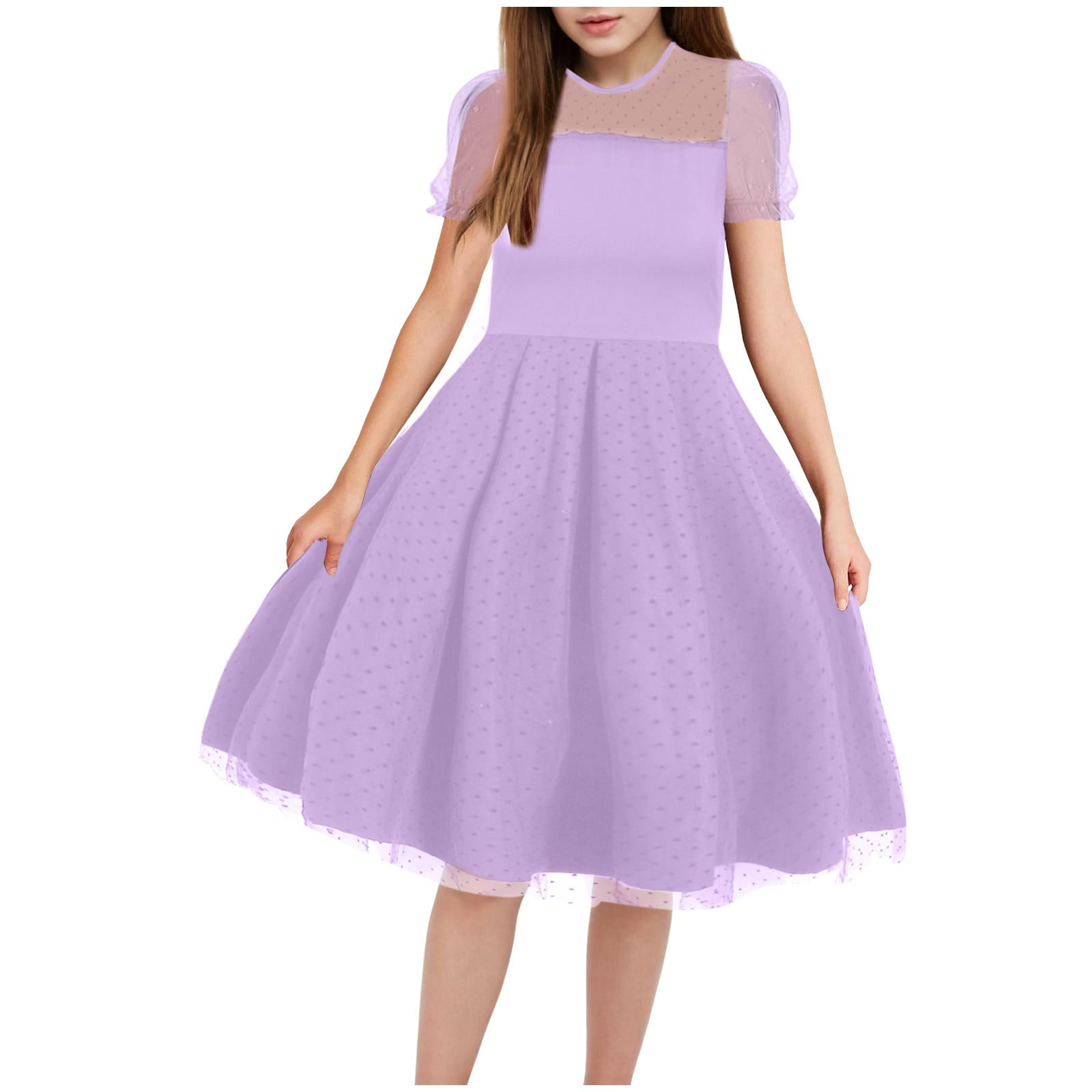 povozer-toddler-dress-summer-girls-pleated-plaid-mini-skirt-with
