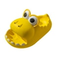 thumbnail image 1 of Povozer Toddler Slippers Non-Slip Open Toe Super Soft Comfy Sole Slippers(Yellow,9.5), 1 of 4