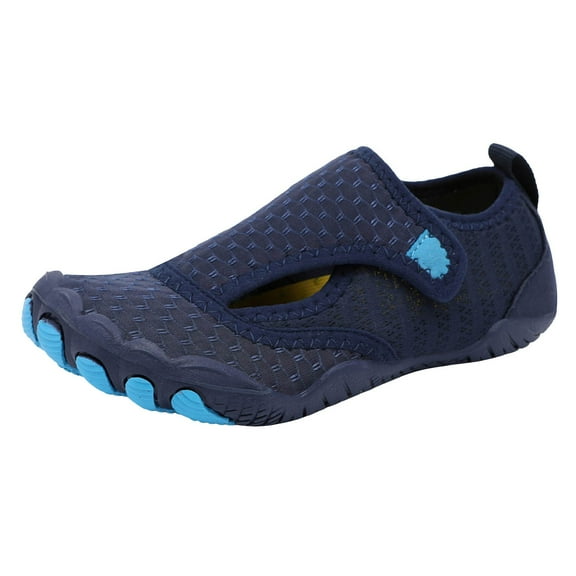 Povozer Toddler Water Shoes Boy Kids Boys Girls Water Shoes Barefoot Aqua Socks Beach Swim Outdoor Sports Shoes for Toddler(Dark Blue,10 Toddler)