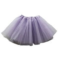 thumbnail image 1 of Povozer Tutu for Girls Skirt Toddler Tutu Skirt for Toddler Girls Tulle Skirt(Light Purple,3-8Y), 1 of 3
