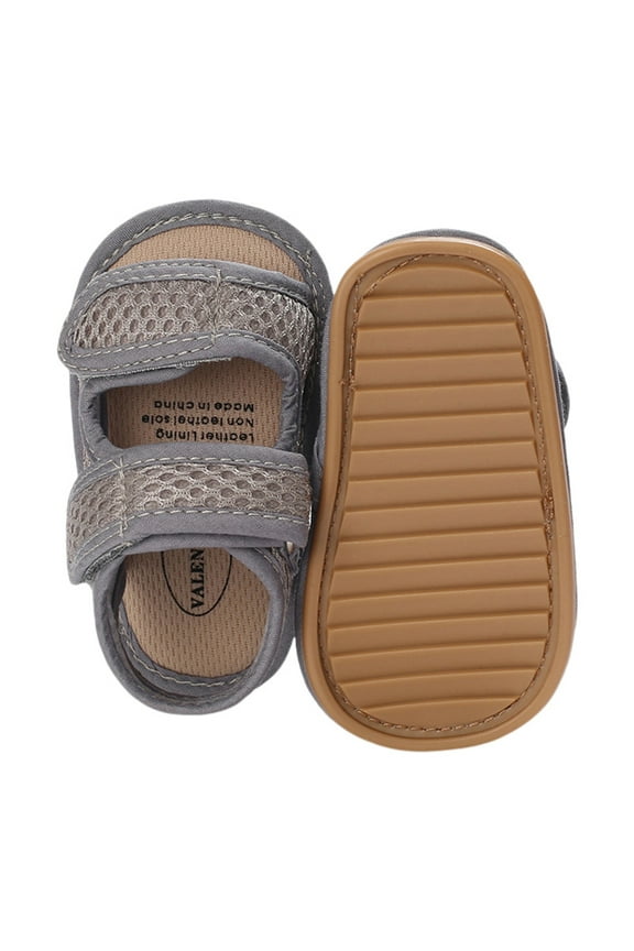 Unisex Baby Boys Girls Sport Sandals Soft Footbed Open Toe Sandals(Gray,5 Infant)