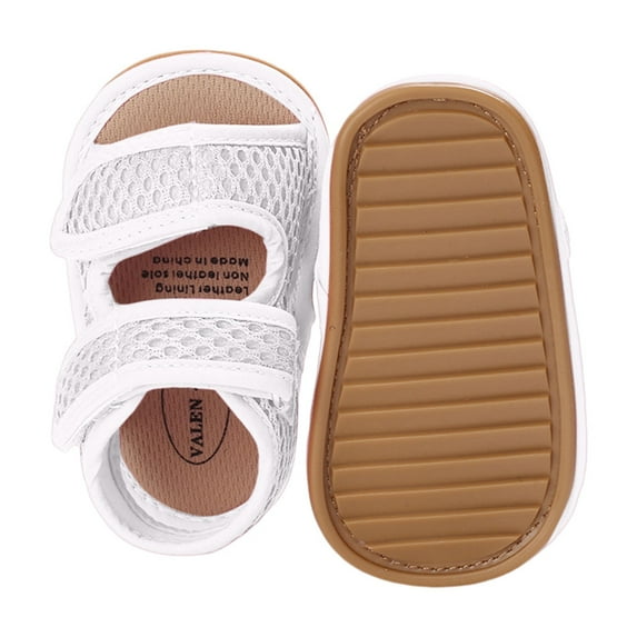 Povozer Unisex Baby Boys Girls Sport Sandals Soft Footbed Open Toe Sandals(White,4 Infant)