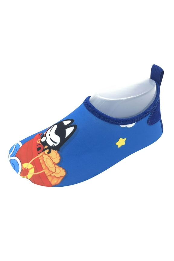 Water Shoes for Kid Outdoor Quick Dry Barefoot Aqua Socks for Sport Beach Swim Surf(Blue,12 Little Kids)