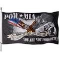 thumbnail image 1 of Pow Mia Eagle Flag 3x5 Outdoor- All Gave Some Some Gave All, You are Not Frgotten Flags Banner, 1 of 7