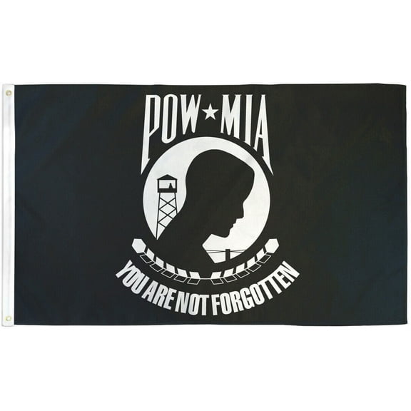 Pow Mia Flag 3x5ft Military Service Flag Military Branch P.O.W. - M.I.A. POW-MIA