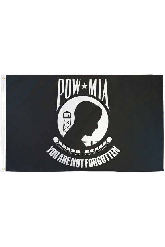 Pow Mia Flag 3x5ft Military Service Flag Military Branch P.O.W. - M.I.A. POW-MIA