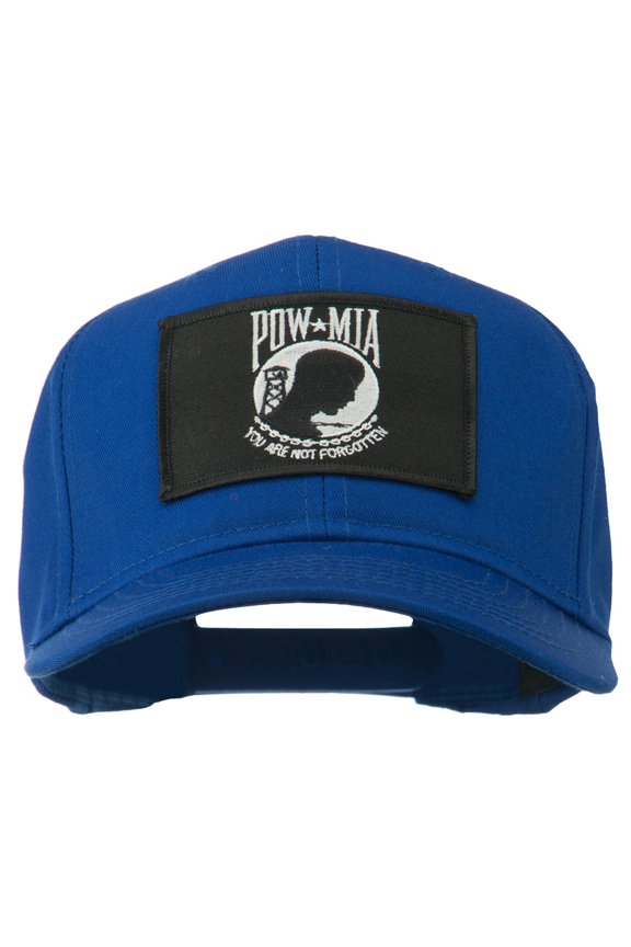 Pow Mia Flag Military Patch Cap - Royal OSFM