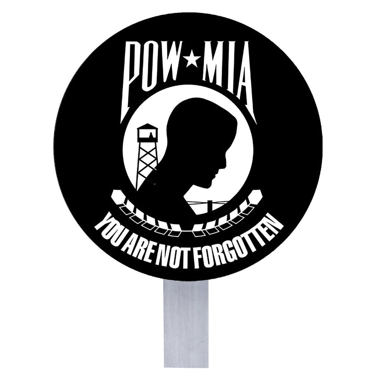 Pow Mia Grave Flagpoles Flag Holder Durable Aluminum