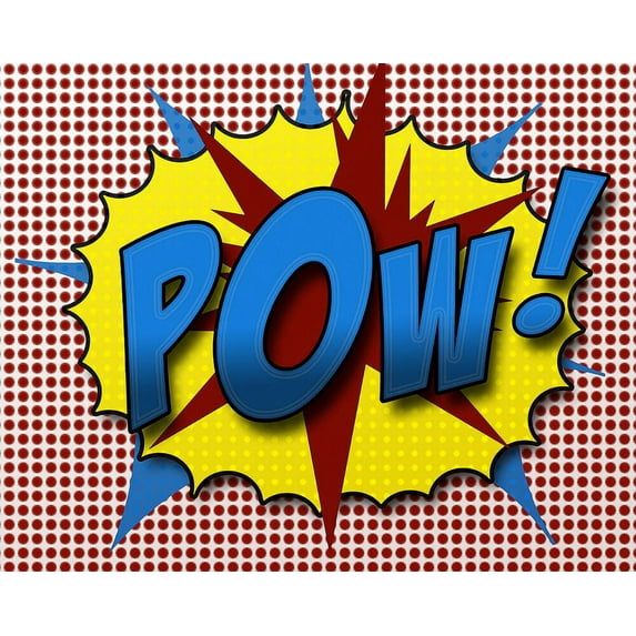 Pow Pop Art - CANVAS OR PRINT WALL ART