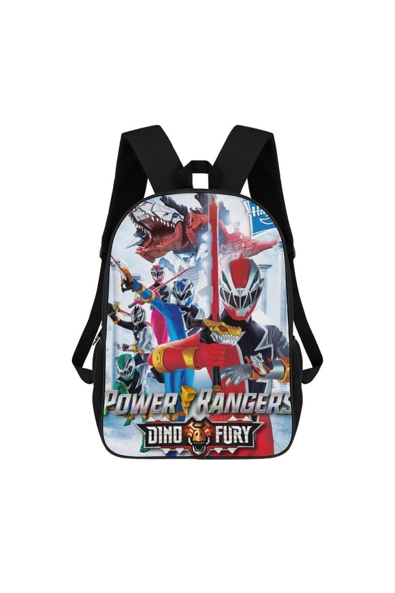 Pow-ers Anime Rang-er Backpacks 17 Inch Travel Laptop Backpack Lightweight Bookbags Casual Daypack