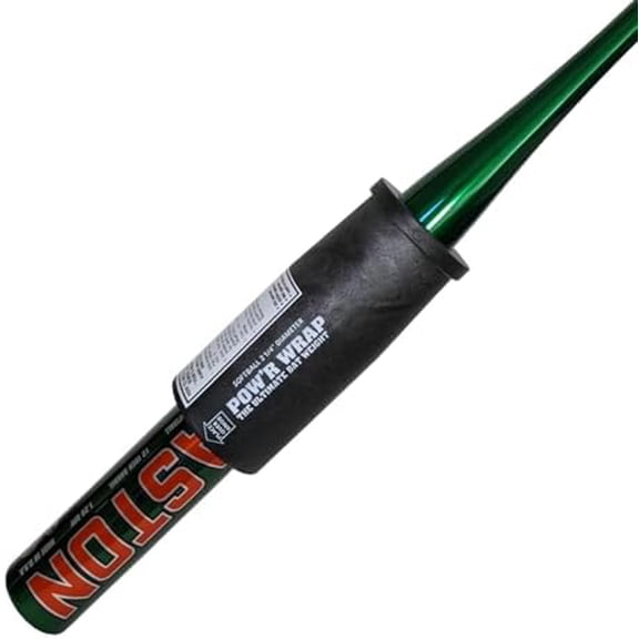 Powr Wrap Bat Weight for Softball, 24-Ounce Black Polycarbonate Softball Bat Weight Sleeve for Youth and Adults, Slowpitch and Fastpitch Bats$$Sport & Recreation Other