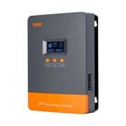 PowMr 100A MPPT Solar Charge Controller, 12V/24V/36/48VDC Input, LCD Display Solar Charge Controller for Flooded Lead-acid Vented Sealed Gel NiCd Lithium Battery, Support 12Max Units in Parallel