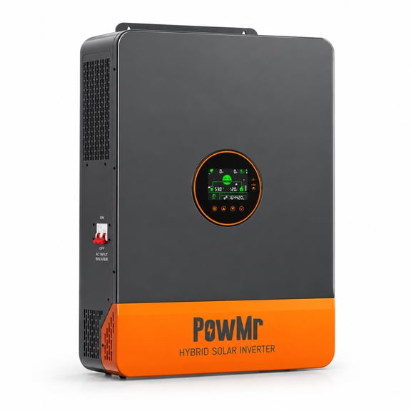 PowMr 10KW Hybrid Solar Inverter 48V Split-Phase 500V PV Input for Home Backup – Dual MPPT, 200A Max Charge & 6-Unit Parallel