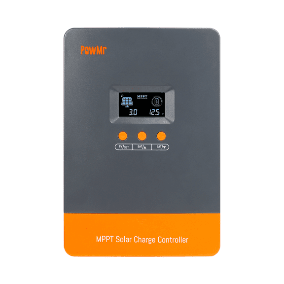 PowMr 80A MPPT Solar Charge Controller 12V 24V 36V 48V Auto LCD Display Solar Charge Regulator