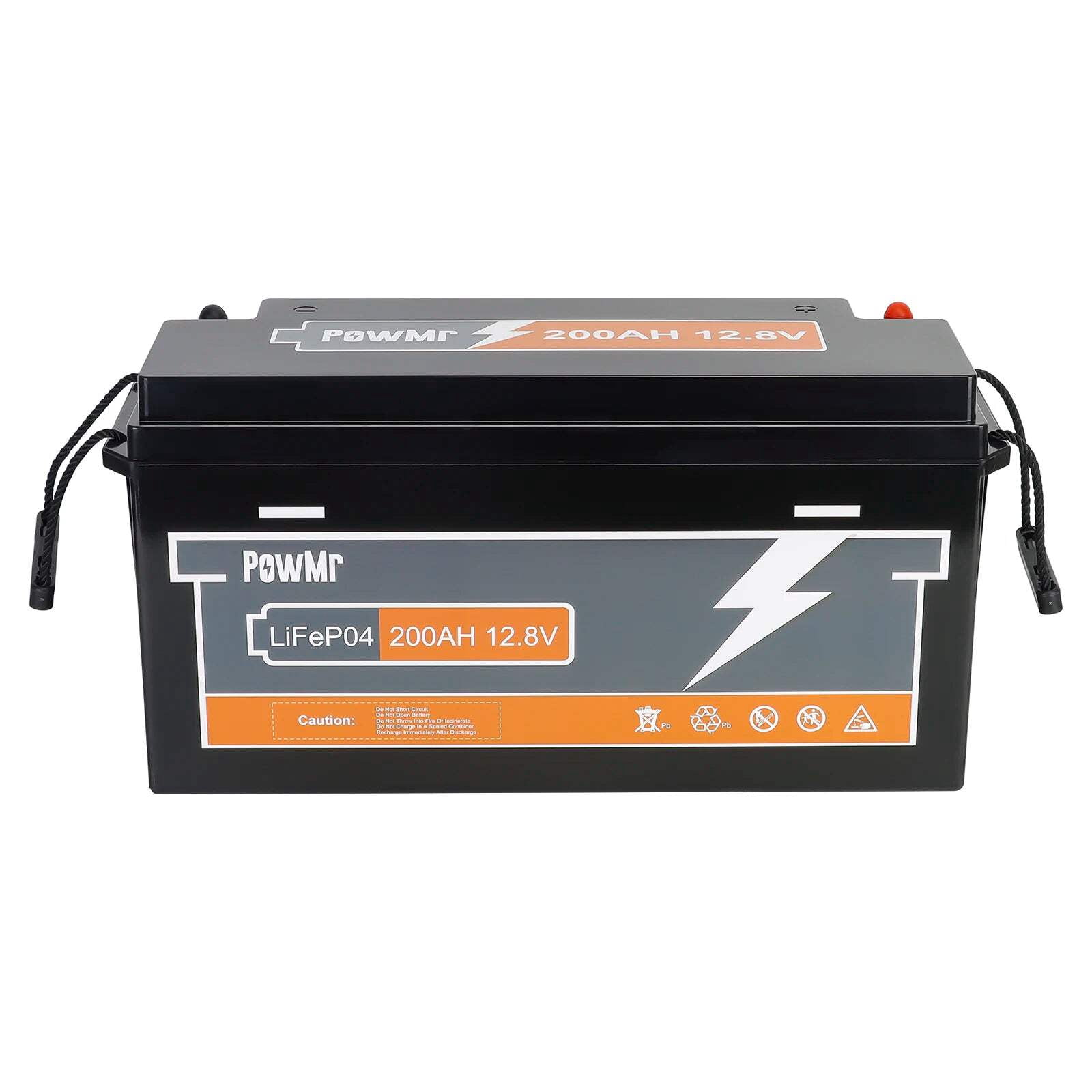 PowMr Lithium Powerwall 12V 24V LiFePO4 Battery 100AH Lithium Batteries for Hybrid Solar Inverter 200AH 300AH Power Station