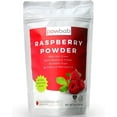 Powder from 100% USA Grown Organic Raspberries. No Added Sugar, Not ze