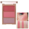 thumbnail image 1 of Powder Blusher, Multi-Function Blush, Three In One Eye Blush Disc, Versatile Makeup Solution with Long-Lasting Pigmentation and Compact Travel-Friendly Design for Daily Use and Special Occasions, 1 of 5