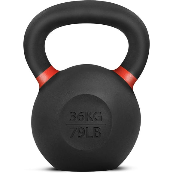 Powder Coat Kettlebell - Cast Iron - 36 KG / 79 LB