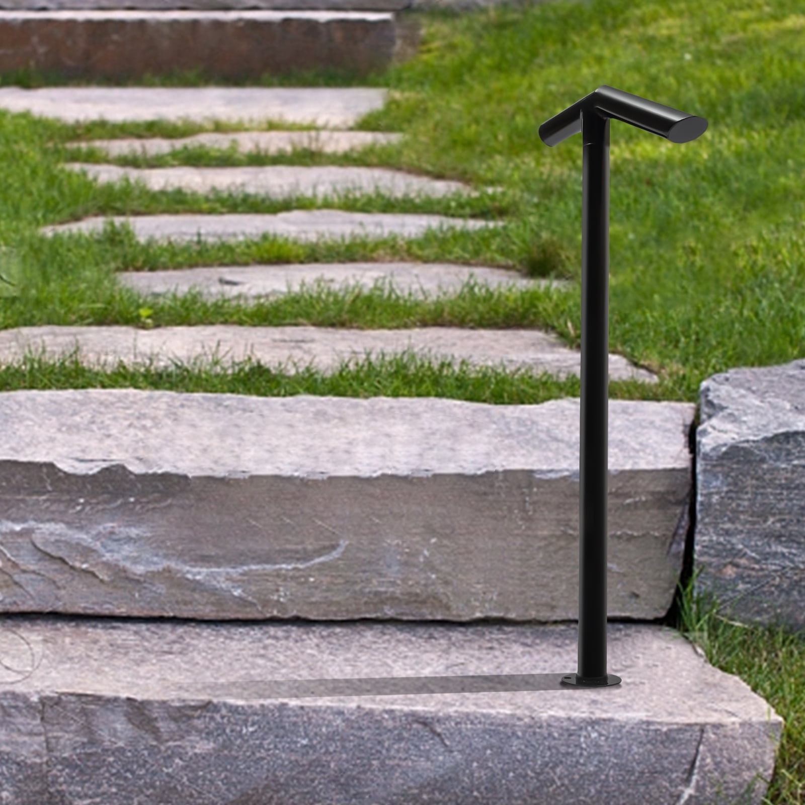 Powder-Coated Iron Step Railing with Retro Industrial Design, Stable ...