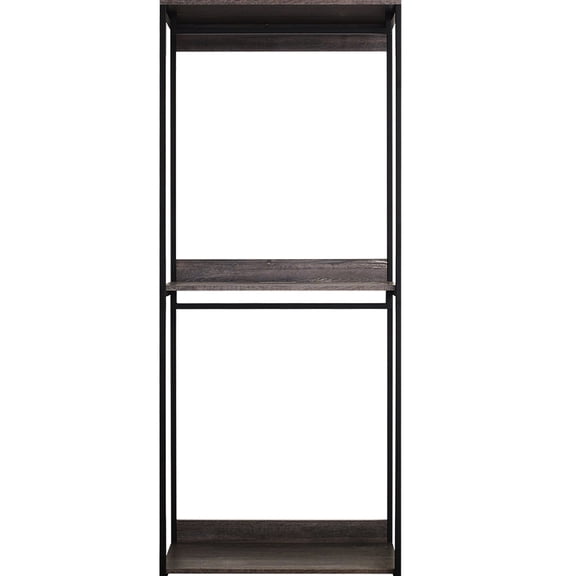 Powder Coated Metal Frame Solid Wood | Walk - in Closet for Various Environments | Rust - resistant and Sturdy Foundation