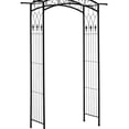 thumbnail image 1 of Powder - Coated Metal Garden Arbor / Creates Elegant Outdoor Entries, 1 of 2