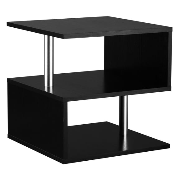 Powder-Coated Steel & Solid Stability - 20" Coffee Table for Living Spaces