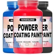 Powder Coating Paint, 3 Colors Powder Coat Perfect for Metal Surfaces | Car Paint | Building | Powder Paint for Steel Structures, Factories, Playgrounds, Gardens 3 Colors