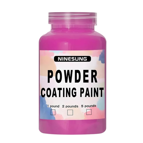 Powder Coating Paint Perfect for Metal Surfaces | Car Paint | Building Materials | Powder Paint for Steel Structures, Factories, Buildings, Playgrounds, Gardens (Hot Pink, 4 oz)