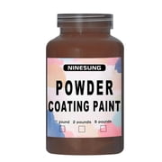 Powder Coating | Perfect for Metal Surfaces | Car Paint | Building Materials | Powder Paint for Steel Structures, Factories, Buildings, Playgrounds, Gardens Brown 32 oz