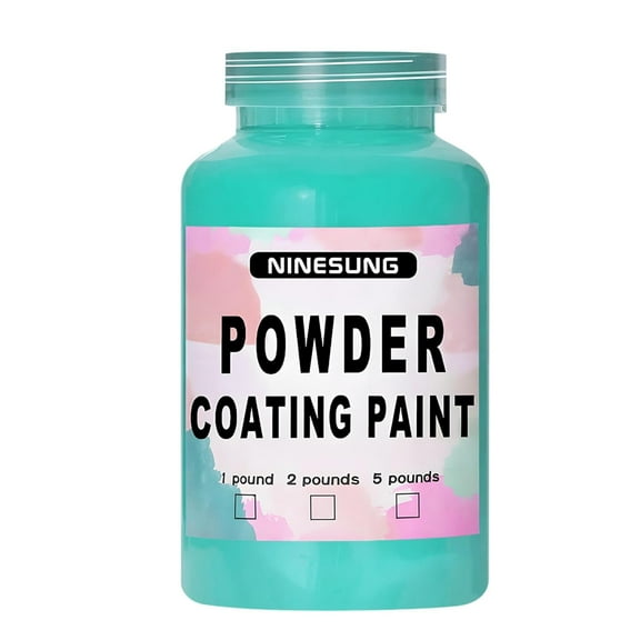 Powder Coating | Perfect for Metal Surfaces | Car Paint | Building Materials | Powder Paint for Steel Structures, Factories, Buildings, Playgrounds, Gardens (Turquoise 32 oz)