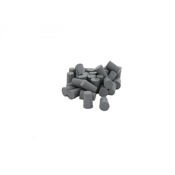 Powder Coating Plugs 11/32"x7/16" 25 Pc - High Temperature Silicone Tapered Plug