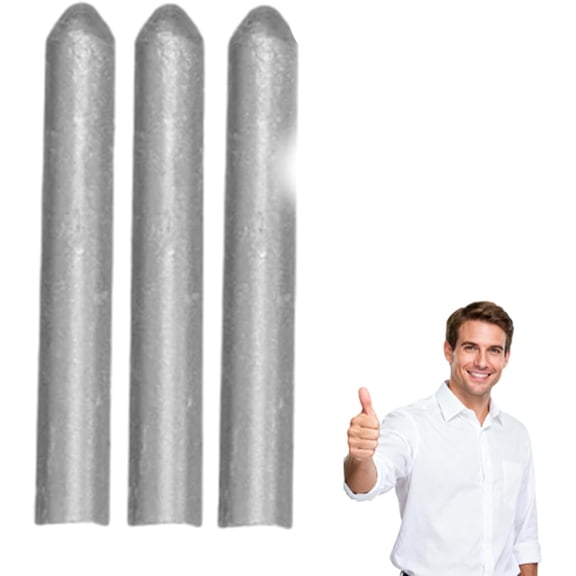 Powder Cored Aluminum Welding Rod, Quick Metal Repairs Without Bulky Equipment, Low-Temperature, Easily Fusible Aluminum Welding Rods, Suitable for Water Tanks and Pipes. Multi-fun (3pcs)