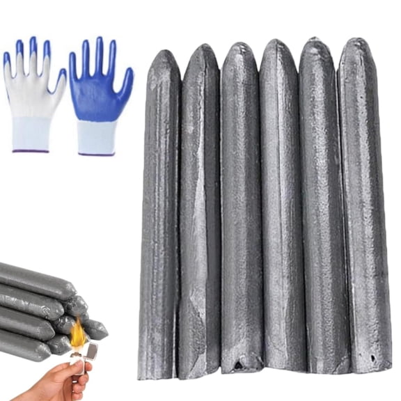 Powder Cored Aluminum Welding Rods, Universal Low Temperature Welding Rods, Easy Melt Aluminum Rod, 2026 New Low Temp Welding Sticks For Stainless Steel, Iron, All Metal (6PC)