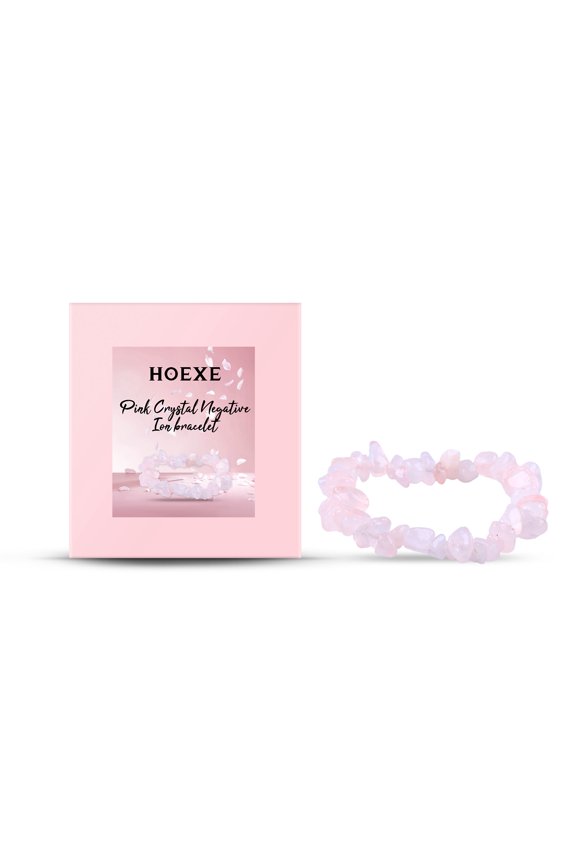 Powder Crystal Bracelet Hand Decoration Clothing Accessories Pink Beads Personality Trend Match