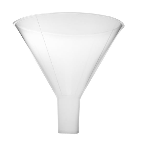 Powder Funnel, 3.1" - Polypropylene Plastic - Parallel Stem - Resistant to Acids & Alkalis - Great for Laboratory, Classroom or Home Use - Eisco Labs