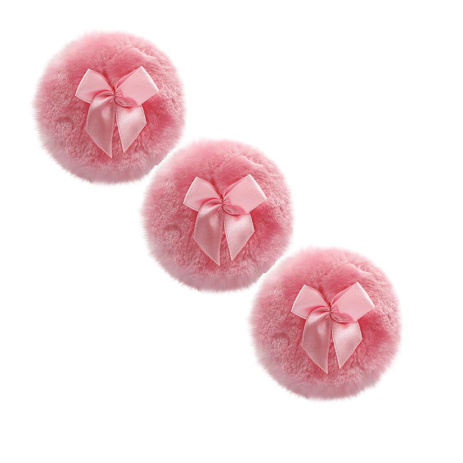 Powder Puff Baby Powder Puff Glitter Round Bow Baby Powder Puff Bow