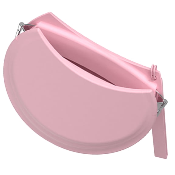 Powder Puff Case Handbags Powder Puff Storage Bag 9.3x7.7cm Pink