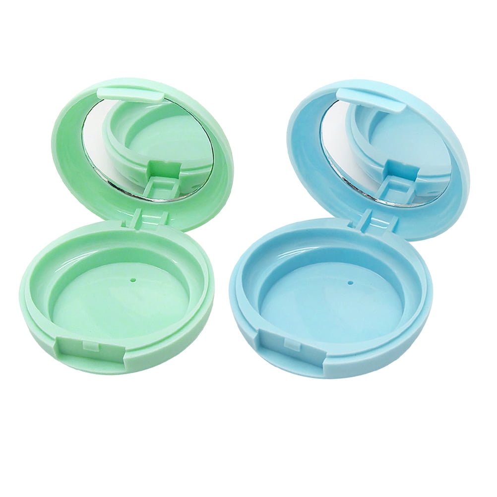 Powder Puff Cosmetic Container Refillable Loose Powder Box Refillable