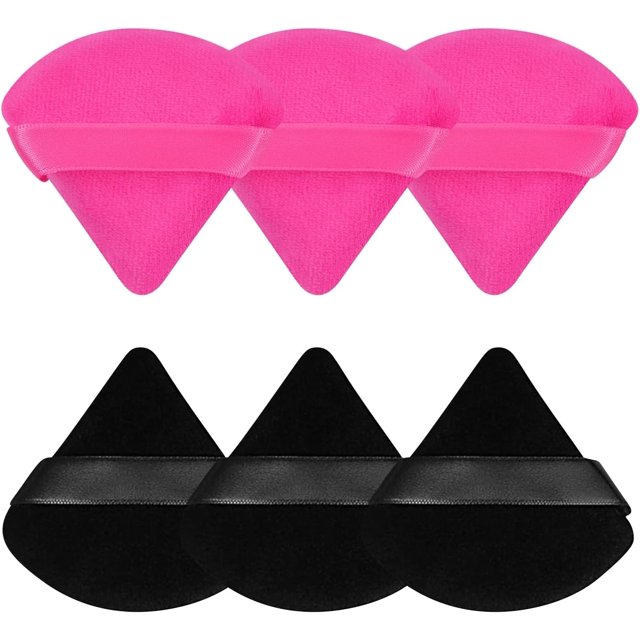 Powder Puff Face Soft Triangle Makeup Puff for Loose Powder Body Powder