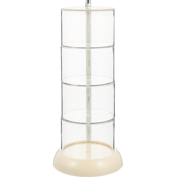 TABLZONE White Plastic Makeup Sponge Case Multipurpose Storage Organizer for Sponges