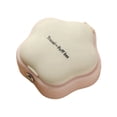 thumbnail image 1 of Powder Puff Storage Case, Breathable Makeup Sponge Container with Mirror Dust-proof Travel Cosmetic Box for Students and Daily Beauty, Pink, 1 of 4